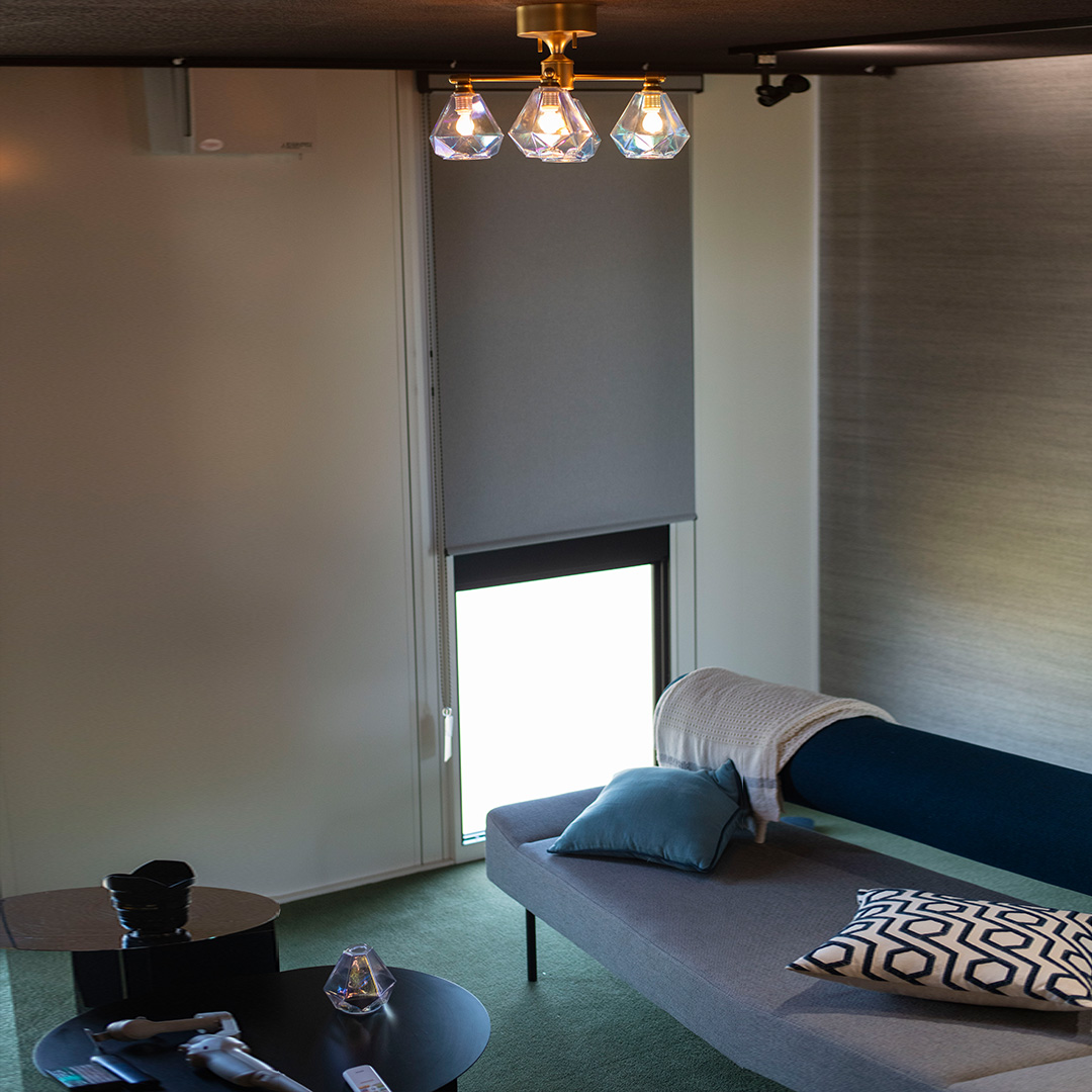 シーリングライト Leon mini レオンミニ クロス おしゃれなお部屋実例