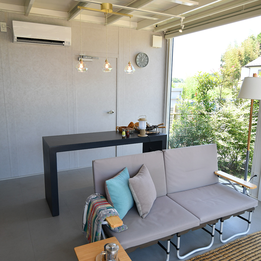 3灯ペンダントライト Leon mini レオンミニ フラット カウンター照明 設置例