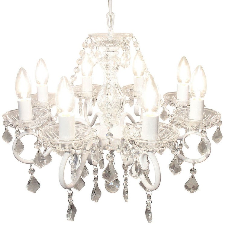 8灯シャンデリア アンリ ホワイト