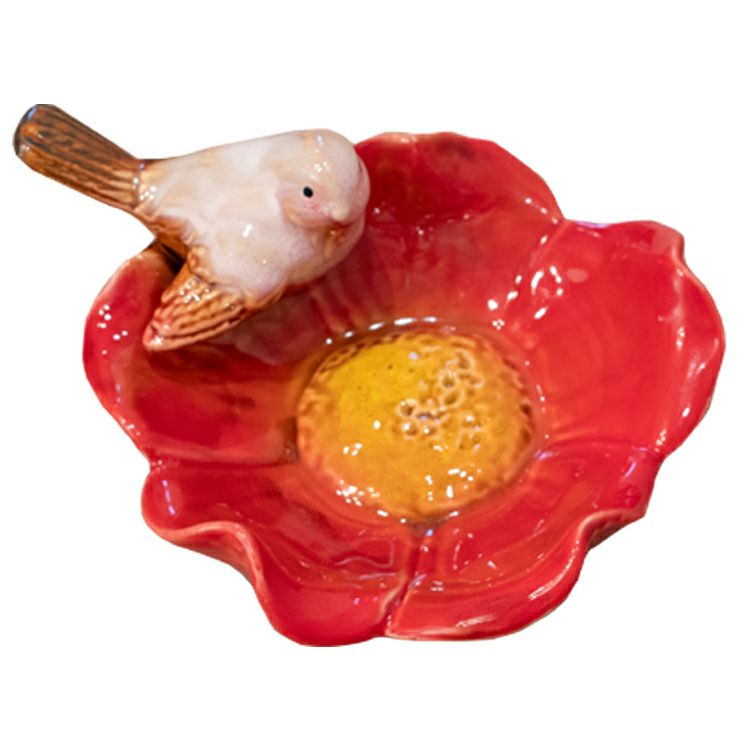 鳥と花のハーモニー フラワー バードトレー | 照明専門店 MU-RA Online