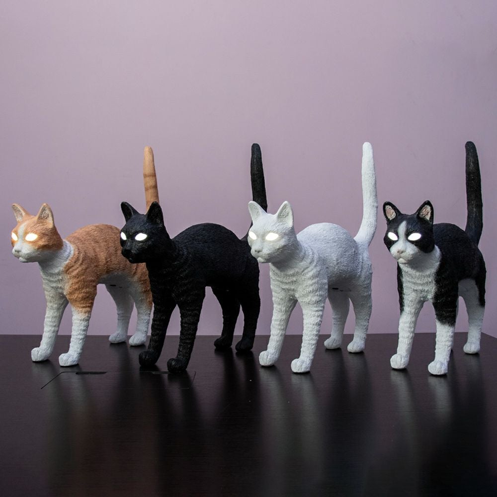 猫の目が光るテーブルランプ ルミナスキャッツ