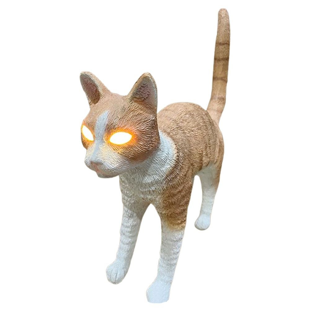 猫の目が光るテーブルランプ ルミナスキャッツ