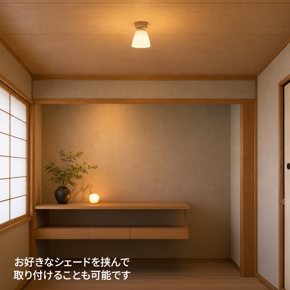シェードも付けられます